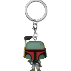 Funko Regalos Star Wars Por Personaje |Complementos Star Wars^Llavero Mini POP! Boba Fett Star Wars