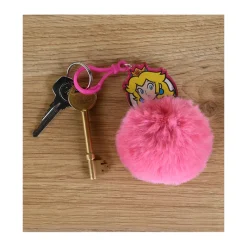 Hot Llavero Pompón Super Mario Princess Peach Regalos Y Coleccionismo Para Gamers - Cosas De Videojuegos Míticos|Descuentos Gaming