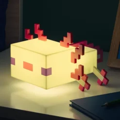 Outlet Lámpara Axolotl de Minecraft - Luz de Noche Decorativa Minecraft