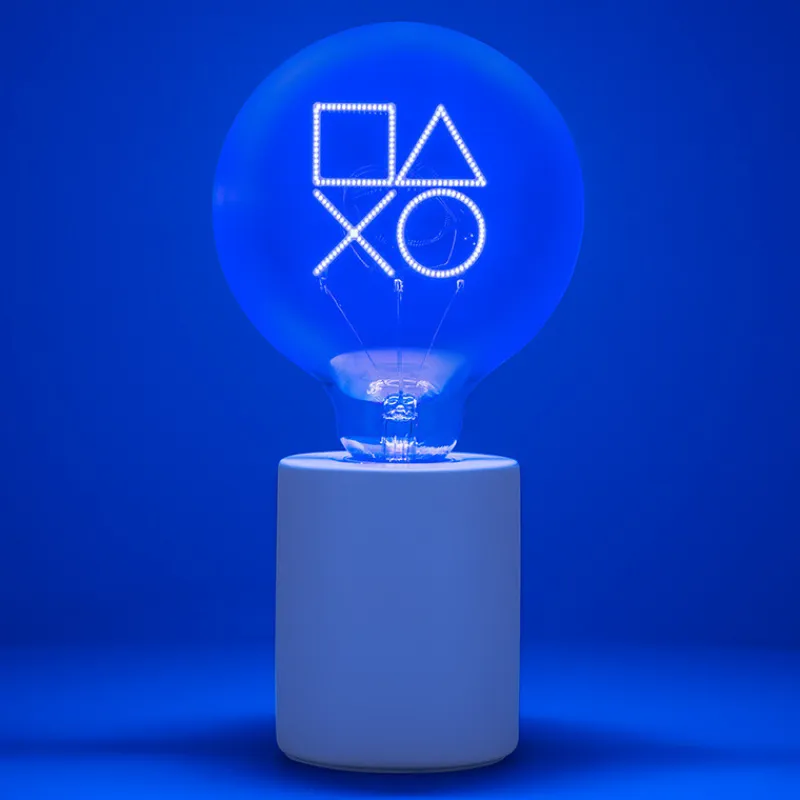 Paladone Products Regalos Y Coleccionismo Para Gamers - Cosas De Videojuegos Míticos^Lámpara con Bombilla LED Neon PlayStation E27