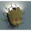 3dlight Superhéroes Marvel|Marvel Hogar^Lámpara 3D LED Baby Groot Marvel Comics 18x28,3x16 cm