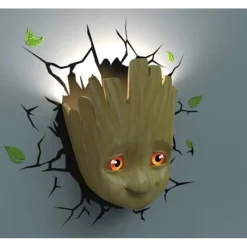 3dlight Superhéroes Marvel|Marvel Hogar^Lámpara 3D LED Baby Groot Marvel Comics 18x28,3x16 cm