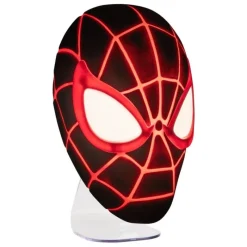 Lámpara 3D LED Miles Morales Máscara Spider-Man Superhéroes Marvel