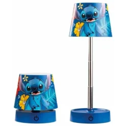 EGAN Películas Y Personajes De Disney ·Lilo Y Stitch^Lámpara de mesa Disney Stitch Azul 11 cm