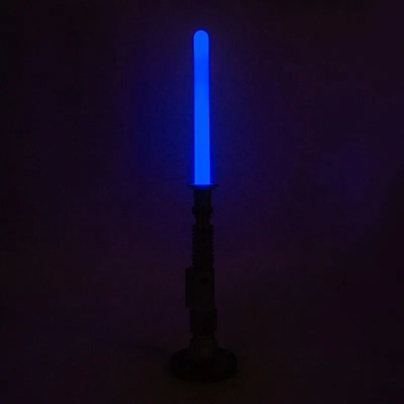Ukonic Regalos Star Wars Por Personaje |Replicas Y Coleccionismo Star Wars ^Lámpara de mesa Sable láser azul Obi-Wan Kenobi 59,6 cm