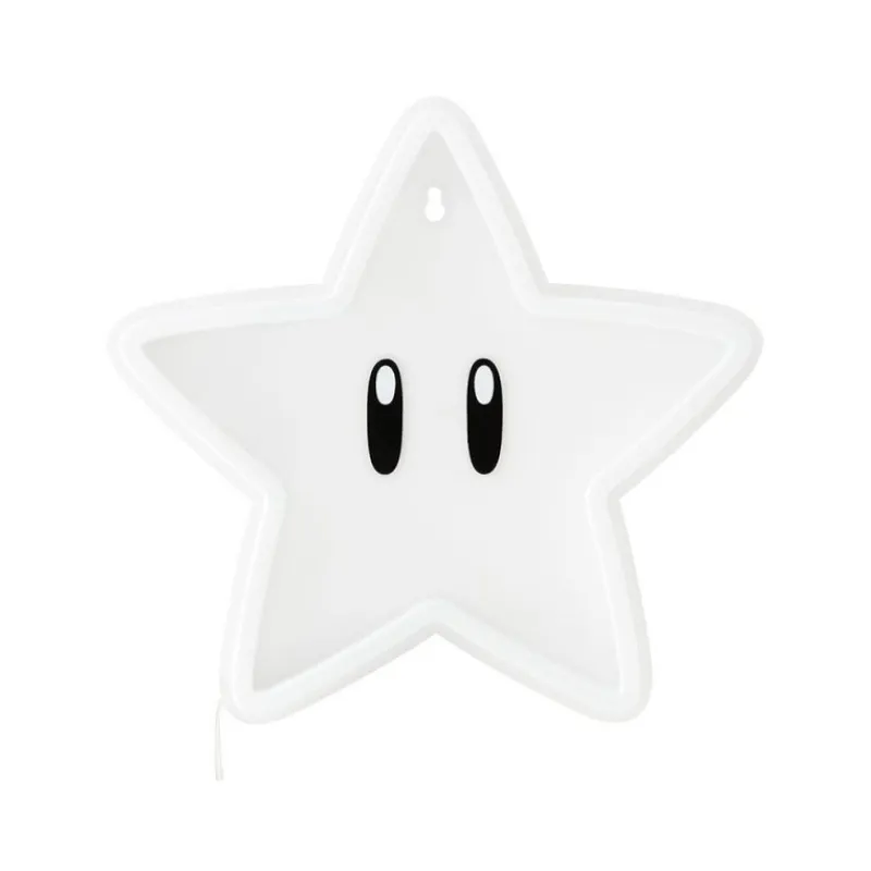 Paladone Products Descuentos Gaming|Más Regalos De Super Mario ^Lámpara de pared LED Super Mario Super Star Neon
