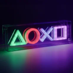 Paladone Products Regalos Y Coleccionismo Para Gamers - Cosas De Videojuegos Míticos^Lámpara LED Estilo Neón Símbolos PlayStation