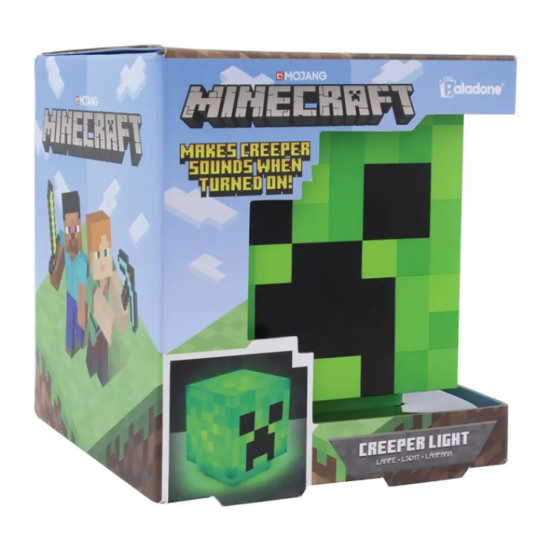 Lámpara Minecraft Creeper Minecraft|Regalos Y Coleccionismo Para Gamers - Cosas De Videojuegos Míticos