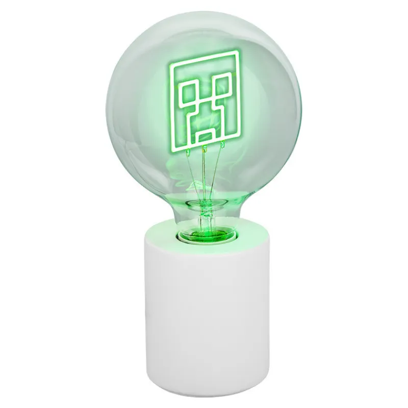 Discount Lámpara Minecraft Creeper Led Neon E27 Minecraft|Regalos Y Coleccionismo Para Gamers - Cosas De Videojuegos Míticos