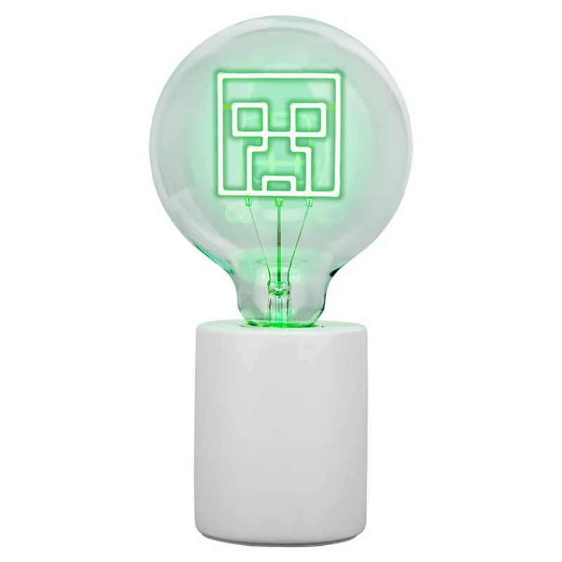 Discount Lámpara Minecraft Creeper Led Neon E27 Minecraft|Regalos Y Coleccionismo Para Gamers - Cosas De Videojuegos Míticos