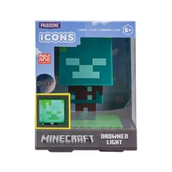 Sale Lámpara Minecraft Icon Drowned Zombie 10 cm Minecraft|Descuentos Gaming