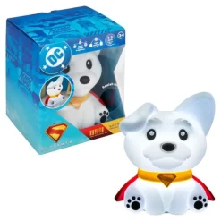 New Lámpara Squishy Glo Superman Krypto 17 cm Regalos De Superhéroes Dc