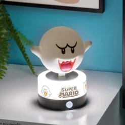 Discount Lámpara Super Mario Boo con sonido y licencia oficial Más Regalos De Super Mario |Hogar Super Mario