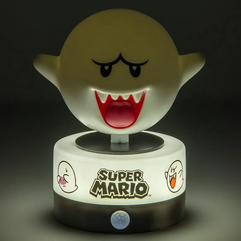 Discount Lámpara Super Mario Boo con sonido y licencia oficial Más Regalos De Super Mario |Hogar Super Mario