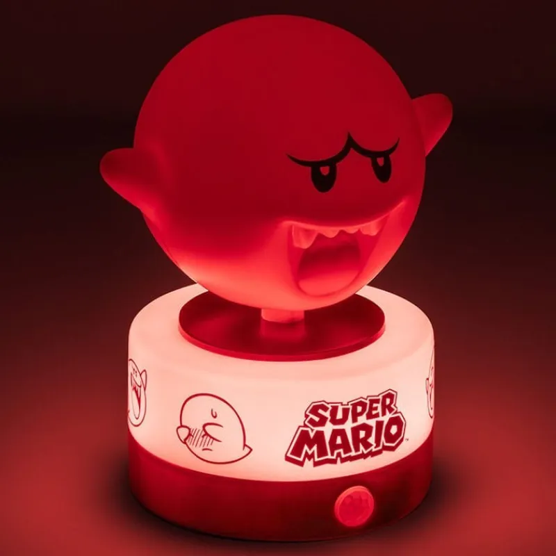 Discount Lámpara Super Mario Boo con sonido y licencia oficial Más Regalos De Super Mario |Hogar Super Mario