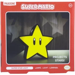 Paladone Products Regalos Y Coleccionismo Para Gamers - Cosas De Videojuegos Míticos|Hogar Super Mario^Lámpara Super Mario Súper Star