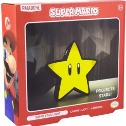 Paladone Products Regalos Y Coleccionismo Para Gamers - Cosas De Videojuegos Míticos|Hogar Super Mario^Lámpara Super Mario Súper Star