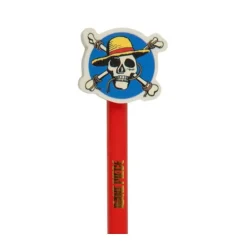 Cinereplicas Para El Cole|Cosas De Luffy One Piece^Lápiz con goma de borrar Monkey D. Luffy con licencia oficial