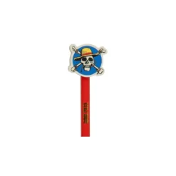 Cinereplicas Para El Cole|Cosas De Luffy One Piece^Lápiz con goma de borrar Monkey D. Luffy con licencia oficial