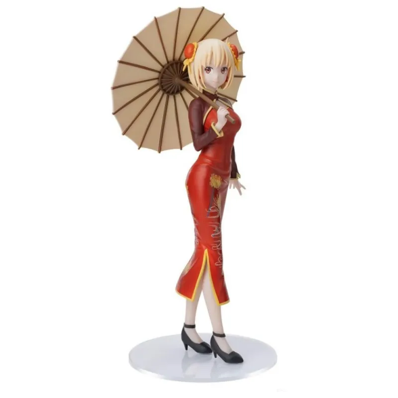 Best Lycoris Recoil Estatua Luminasta PVC Chisato Nishikigi Estilo Chino Figuras