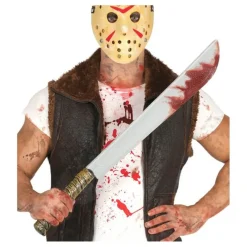 Machete con Sangre 74 Cm Armas, Espadas Y Escudos Disfraces|Accesorios Halloween Y Terror