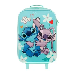 Discount Maleta Trolley infantil Angel y Stitch Love Películas Y Personajes De Disney ·Lilo Y Stitch