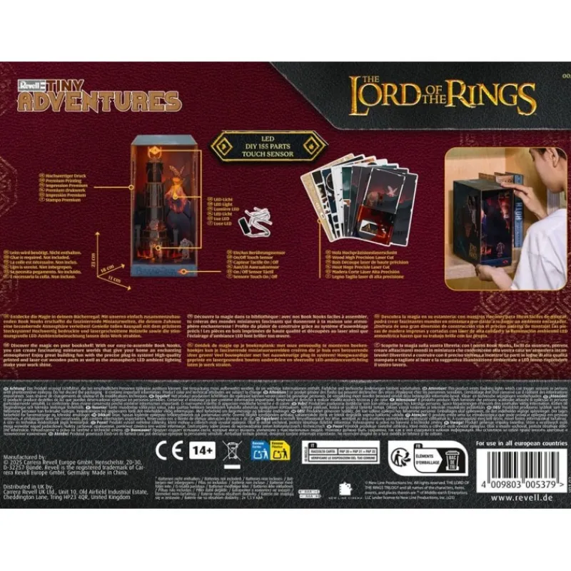 Revell Figuras El Señor De Los Anillos ^Maqueta Book Nook Barad-Dûr El Señor de los Anillos 23 cm
