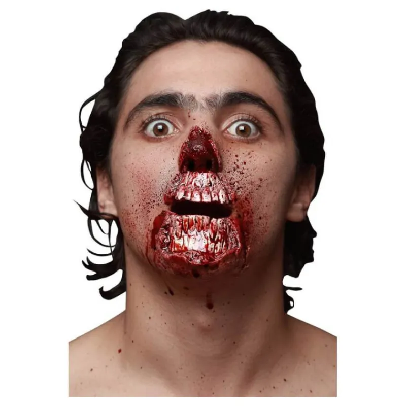 Disfrazzes Maquillaje Para Disfraces^Maquillaje FXs Boca y Nariz Zombie de Látex