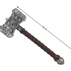 New Martillo de Dios del Trueno de 52 cm Armas, Espadas Y Escudos Disfraces