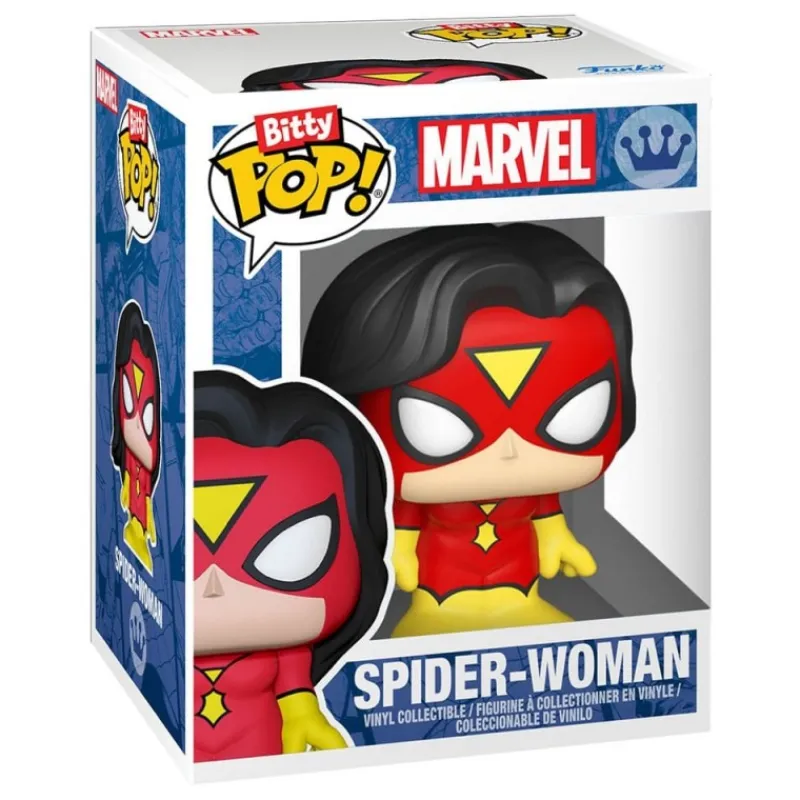 Funko Superhéroes Marvel|Funko Marvel^Marvel Bitty POP! Display Expositor con 2 Figuras Spider-Man Web
