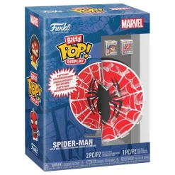 Funko Superhéroes Marvel|Funko Marvel^Marvel Bitty POP! Display Expositor con 2 Figuras Spider-Man Web