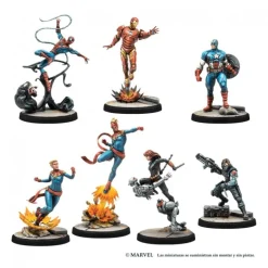 New Marvel Crisis Protocol: Caja inicial Los más poderosos de la Tierra Cosas De Villanos Marvel|Superhéroes Marvel