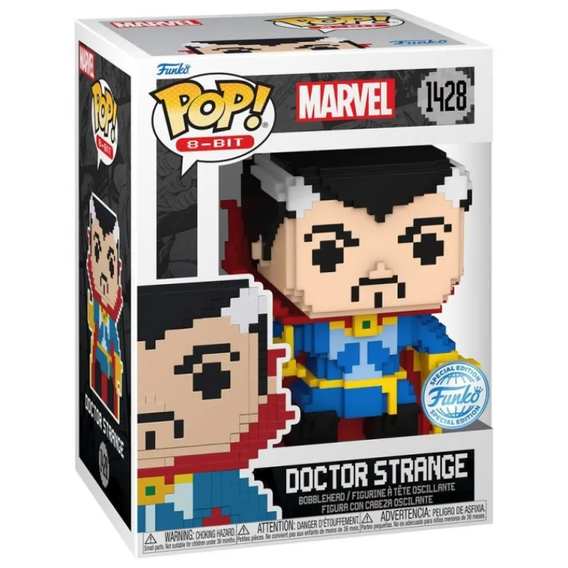 Clearance Marvel POP! 8-Bit Vinyl Figura Dr. Strange 9 cm Superhéroes Marvel|Funko Marvel