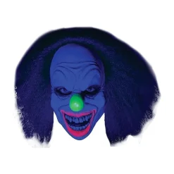 Best Mascara Payaso Salvaje de Neón (Rojizo) Máscaras Terror Y Carnaval