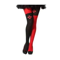 Sale Medias Negras y Rojas para mujer Medias Y Calcetines Para Disfraces |Accesorios Halloween Y Terror
