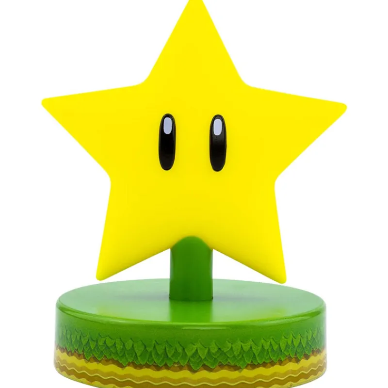 Paladone Products Regalos Y Coleccionismo Para Gamers - Cosas De Videojuegos Míticos|Hogar Super Mario^Mini Lámpara 3D Super Mario Star 10 cm