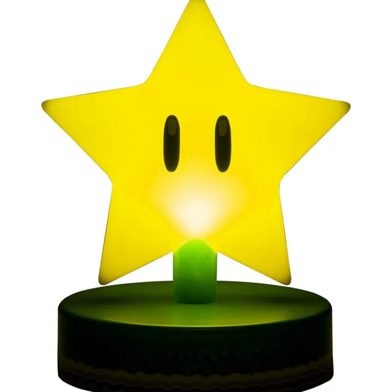 Paladone Products Regalos Y Coleccionismo Para Gamers - Cosas De Videojuegos Míticos|Hogar Super Mario^Mini Lámpara 3D Super Mario Star 10 cm