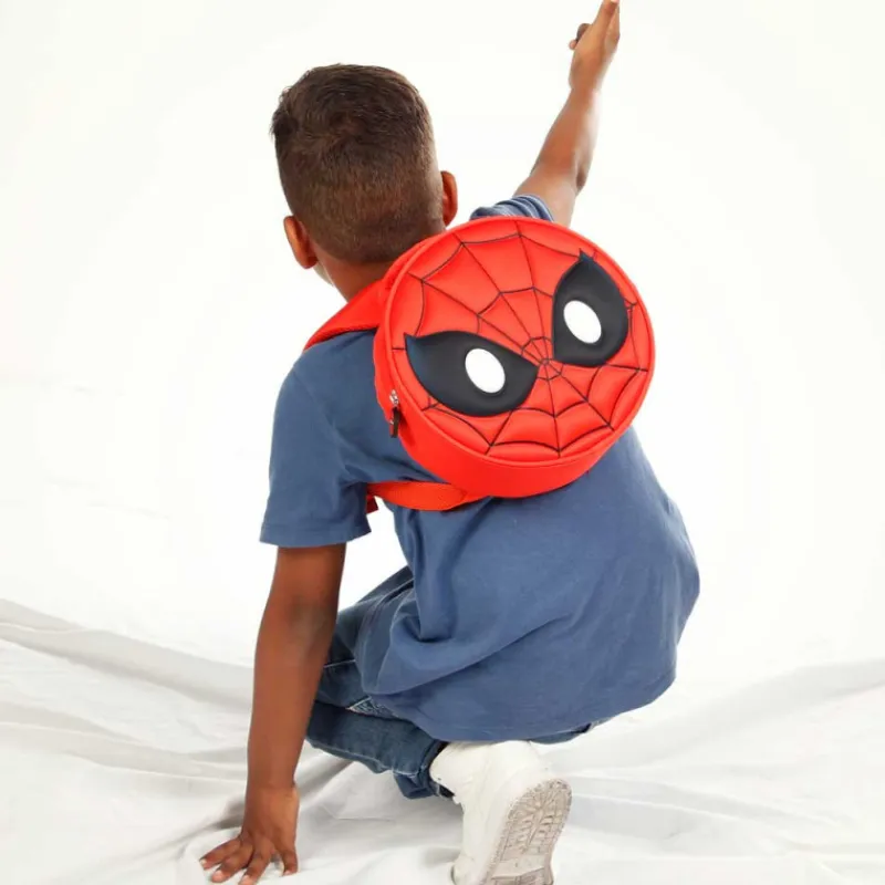 New Mini mochila guardería 3D Spiderman Marvel Niños Marvel Y Dc Para Niños|Para El Cole