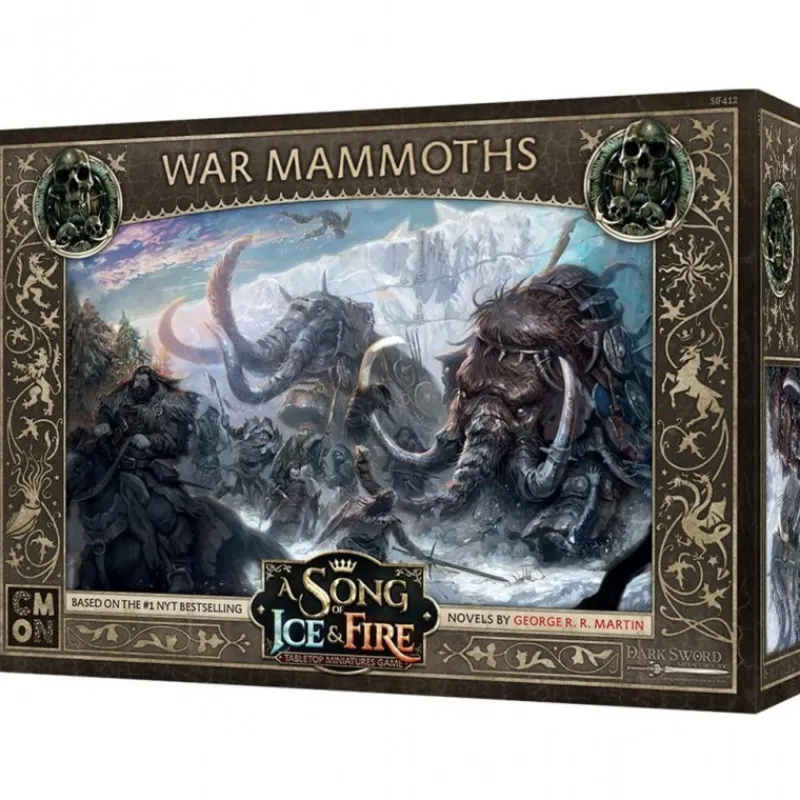 Asmodee Juego De Tronos Y La Casa Del Dragón ^Miniaturas Mamuts de Guerra - Canción de Hielo y Fuego