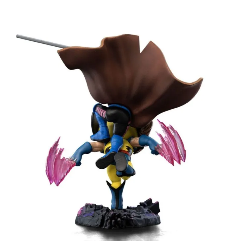 Hot Minifigura Mini Co. PVC Gambito y Lobezno 23 cm X-Men 97 Superhéroes Marvel|Coleccionismo Marvel