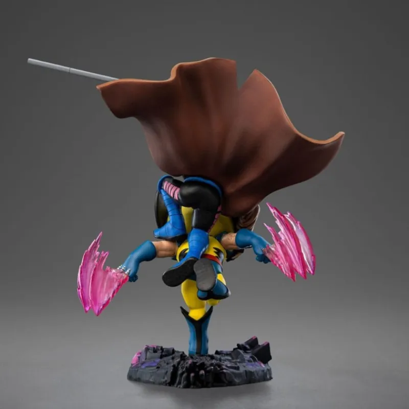 Hot Minifigura Mini Co. PVC Gambito y Lobezno 23 cm X-Men 97 Superhéroes Marvel|Coleccionismo Marvel