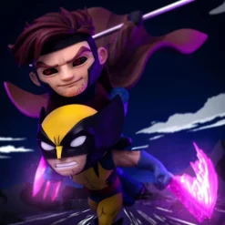 Hot Minifigura Mini Co. PVC Gambito y Lobezno 23 cm X-Men 97 Superhéroes Marvel|Coleccionismo Marvel