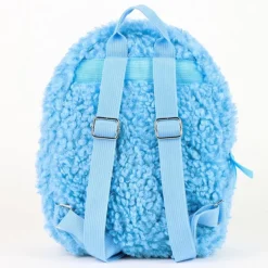 Mochila Casual de Borreguillo Stitch Azul 100% Poliéster Disney Para Niñas|Para El Cole