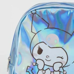 Sale Mochila Casual Iridiscente Hello Kitty Kuromi 100% PU - Purple Para El Cole