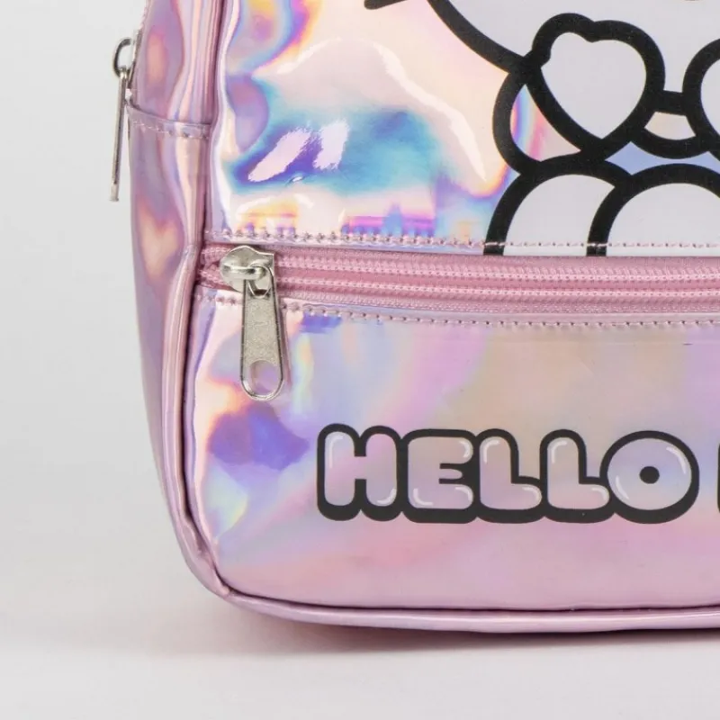 Cerdá Kids Para El Cole^Mochila Casual Iridiscente Hello Kitty para Niñas 100% PU