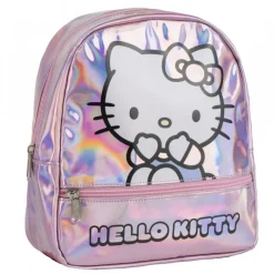 Cerdá Kids Para El Cole^Mochila Casual Iridiscente Hello Kitty para Niñas 100% PU