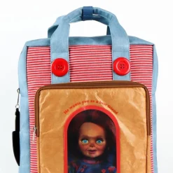 Hot Mochila Casual Polipiel Chucky - Estilo y Funcionalidad Chucky Muñeco Diabólico|Coleccionismo De Miedo Y Terror