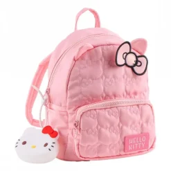 Sale Mochila Casual Rosa Hello Kitty 100% Poliéster Tiempo Libre Kids|Para El Cole