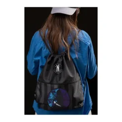 Online Mochila cordones Miércoles y violonchelo Miércoles Miércoles Addams