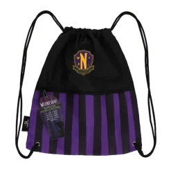 Cinereplicas Miércoles Addams^Mochila cuerdas Nevermore Academy Miércoles